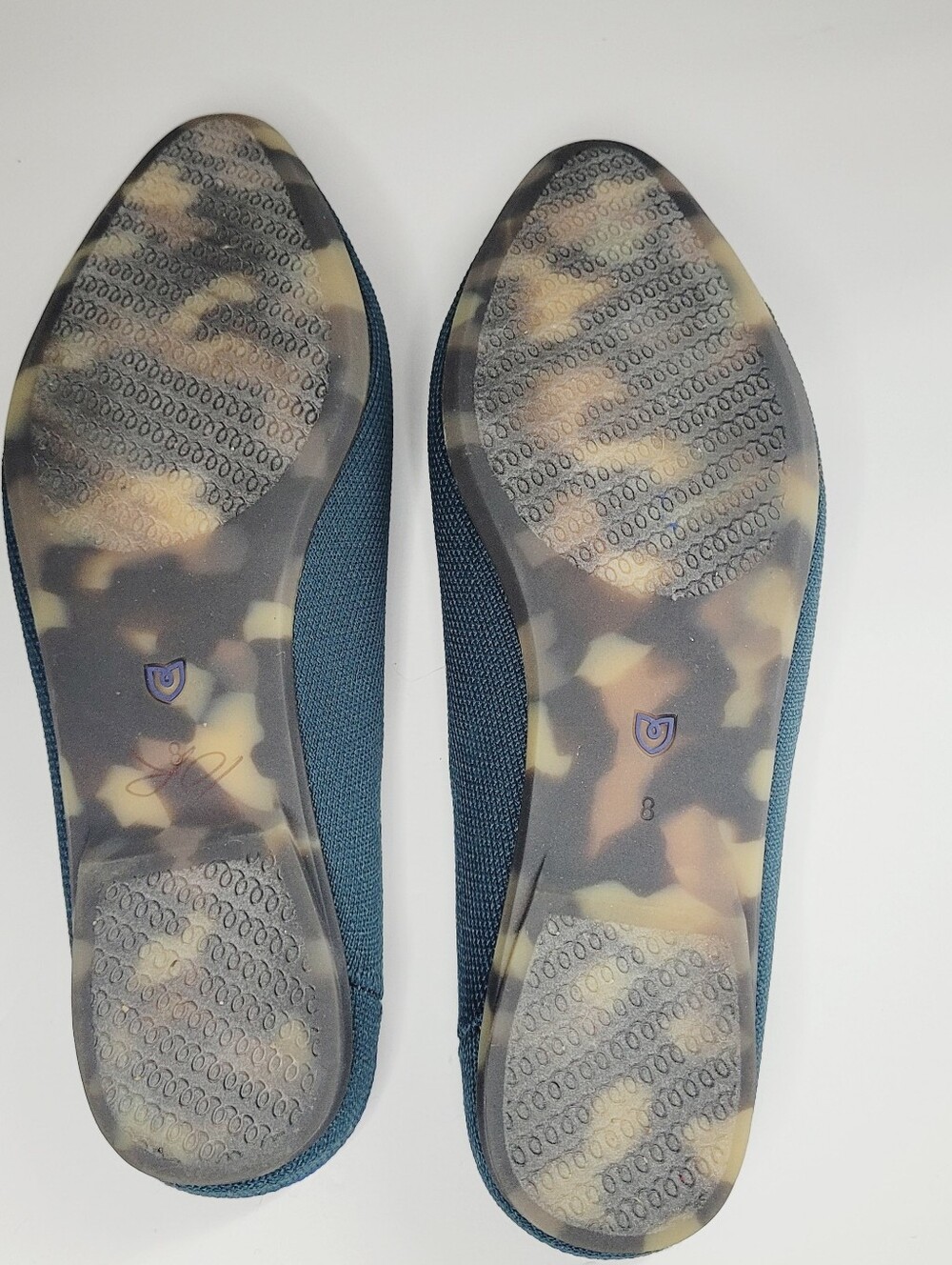 Rothy’s The Almond Demi Mules Slip On Shoes Deep Emerald Women's US Size 8 W - Picture 3 of 8